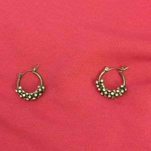 Unique small hoop earrings
